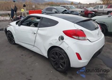 2012 Hyundai Veloster Base W/Red/Black from USA, damaged, VIN KMHTC6ADXCU024095